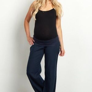Old Navy linen pants maternity and top